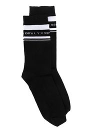 1017 ALYX 9SM Intarsien-Socken mit Logo - Schwarz