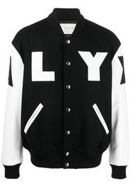 1017 ALYX 9SM logo-print varsity jacket - Schwarz