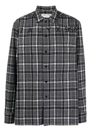 1017 ALYX 9SM check-pattern button-up shirt - Schwarz