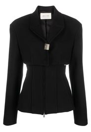 1017 ALYX 9SM layered-design zipped jacket - Schwarz