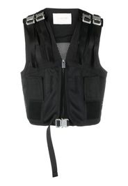 1017 ALYX 9SM buckle-fastening fitted gilet - Schwarz