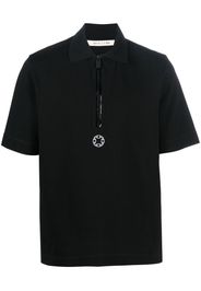 1017 ALYX 9SM logo-print shortsleeved polo shirt - Schwarz