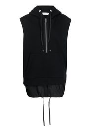 1017 ALYX 9SM half-zip fastening sleeveless hoodie - Schwarz