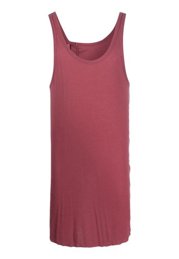 11 By Boris Bidjan Saberi U-neck rust tank top - Rosa