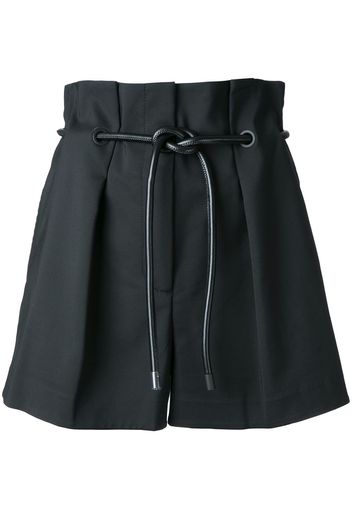 3.1 Phillip Lim Shorts mit Origami-Falten - Schwarz