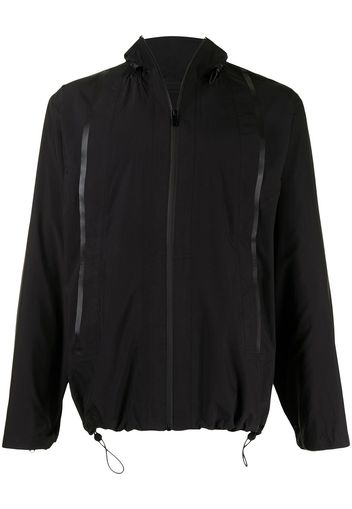 3.1 Phillip Lim Windbreaker mit Kordelzugsaum - Schwarz