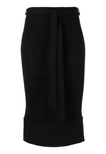 3.1 Phillip Lim ribbed-knit tied-waist skirt - Schwarz