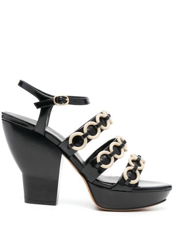 3.1 Phillip Lim Salma Plateau-Sandalen - Schwarz