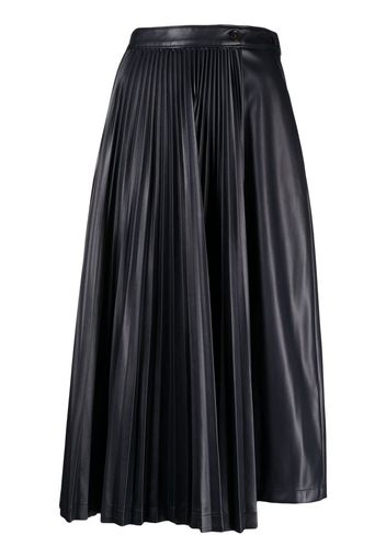 3.1 Phillip Lim asymmetrical-pleat midi skirt - INK