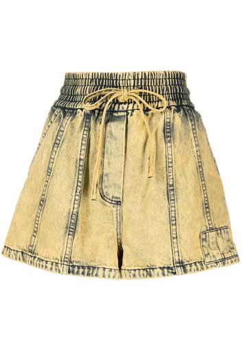 3.1 Phillip Lim bleached denim shorts - Gelb