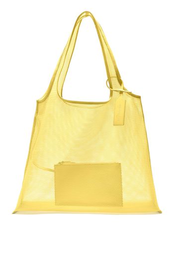 3.1 Phillip Lim open-top mesh tote bag - Gelb