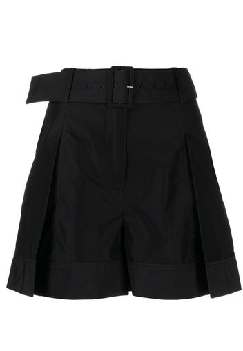 3.1 Phillip Lim pleat-detail belted shorts - Schwarz