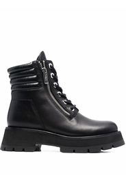 3.1 Phillip Lim KATE - LUG SOLE DOUBLE ZIP BOOT - Schwarz