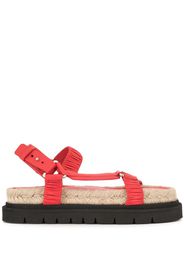 3.1 Phillip Lim Plateau-Pantoletten - Rot