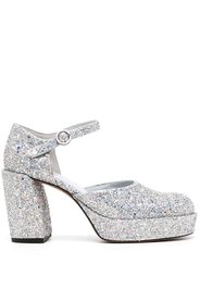 3.1 Phillip Lim Naomi 90mm platform pumps - Silber