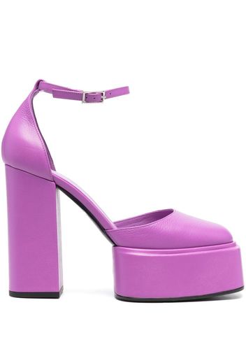 3juin platform-sole 80mm pumps - Violett