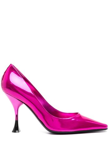 3juin 100mm leather stiletto heels - Rosa