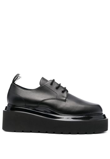 3juin flatform lace-up brogues - Schwarz