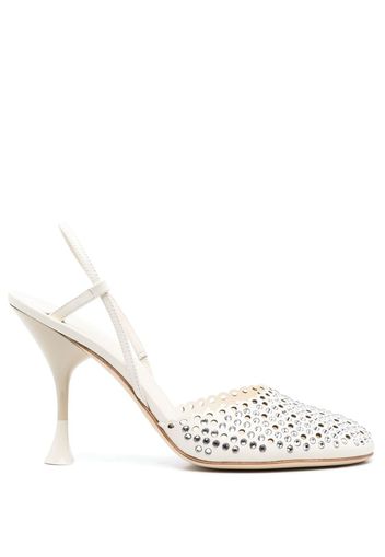 3juin Pumps mit Strass 110mm - Nude