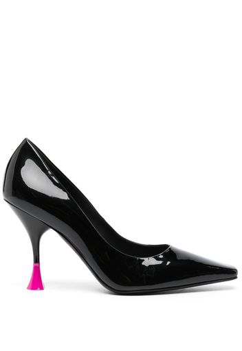 3juin Bahia Pumps aus Lackleder 95mm - Schwarz