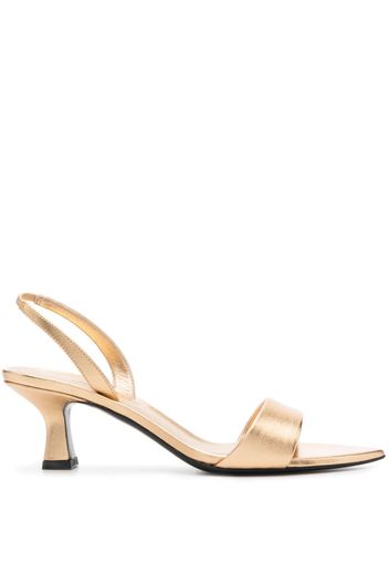 3juin 60mm metallic-effect sandals - Gold