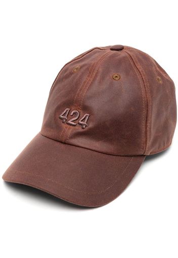 424 embossed-logo baseball cap - Braun