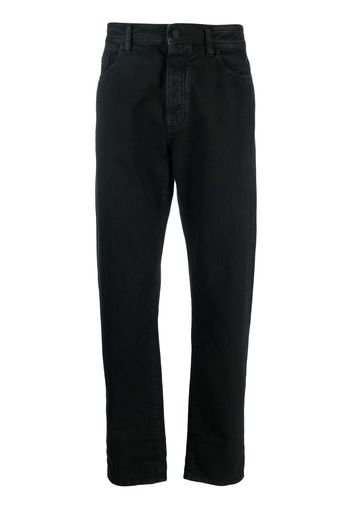 44 LABEL GROUP straight-leg denim jeans - Schwarz