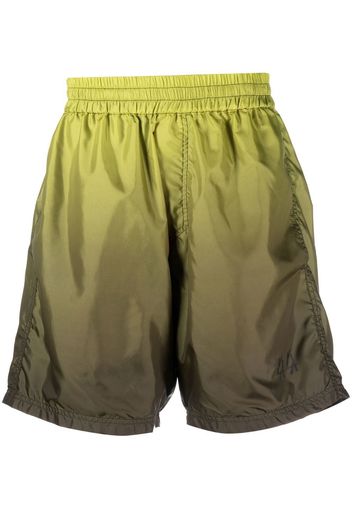 44 LABEL GROUP gradient-effect swim shorts - Grün