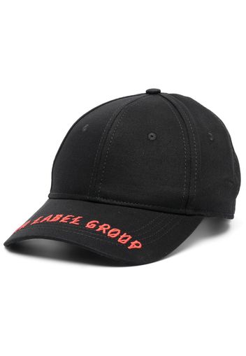 44 LABEL GROUP logo-embroidered baseball cap - Schwarz