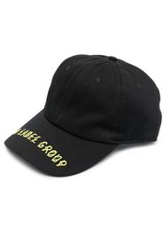 44 LABEL GROUP embroidered cotton cap - Schwarz