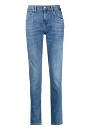 7 For All Mankind straight-leg washed jeans - Blau