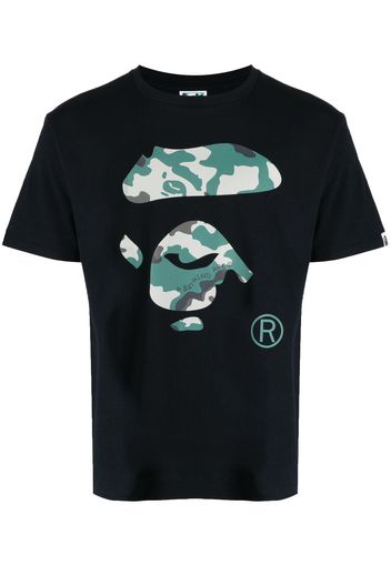 A BATHING APE® logo-print short-sleeve T-shirt - Schwarz