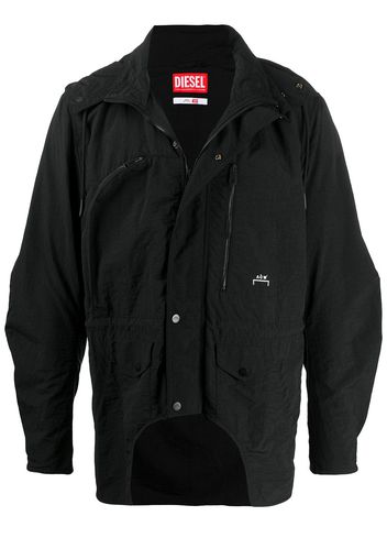 A-COLD-WALL* Diesel Red Tag x A-Cold-Wall* Kapuzenjacke - Schwarz