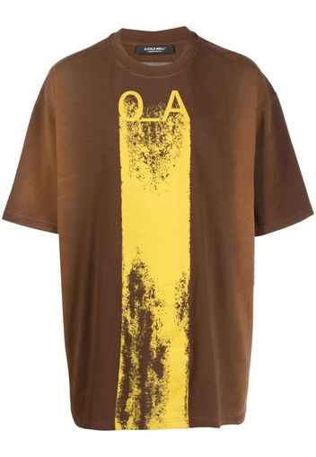 A-COLD-WALL* Plaster graphic-print cotton T-shirt - Braun