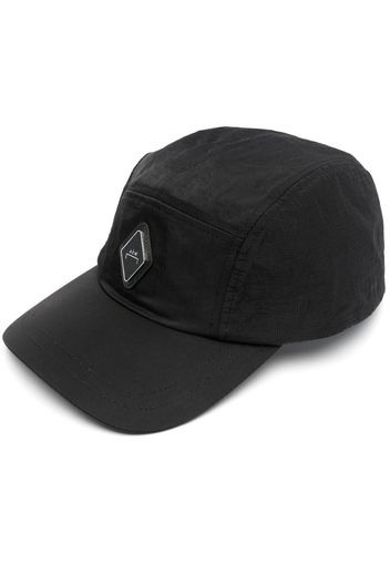 A-COLD-WALL* panelled logo-plaque cap - Schwarz