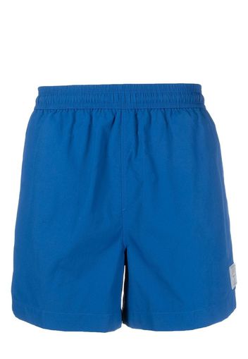 A-COLD-WALL* logo-patch swim shorts - Blau