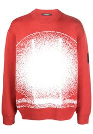 A-COLD-WALL* Exposure-print knitted crew neck sweatshirt - Orange