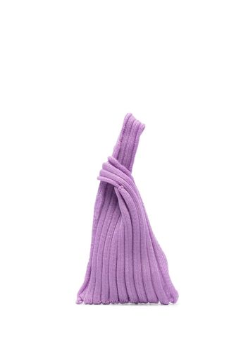 A. ROEGE HOVE Katrine ribbed knit bag - Violett