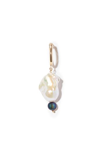 A Sinner in Pearls pearl bead drop earring - Gold