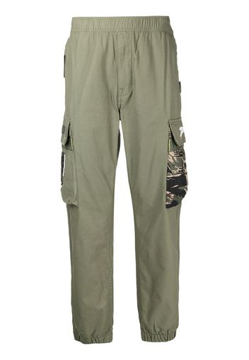 AAPE BY *A BATHING APE® mid-rise cargo trousers - Grün