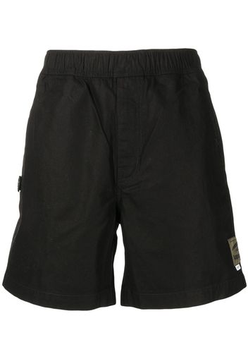 AAPE BY *A BATHING APE® straight-leg cotton shorts - Schwarz