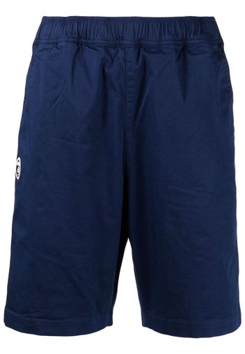 AAPE BY *A BATHING APE® logo-print track shorts - Blau