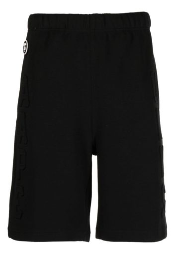 AAPE BY *A BATHING APE® logo-print track shorts - Schwarz