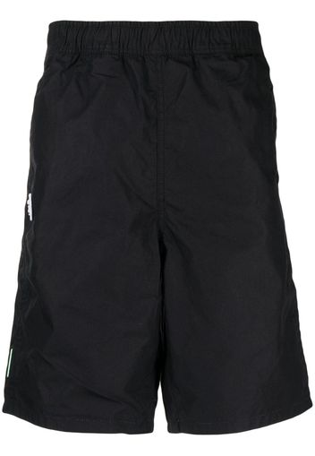 AAPE BY *A BATHING APE® logo-embroidered cotton track shorts - Schwarz