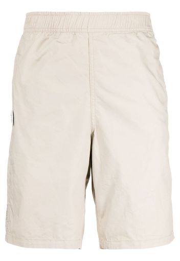 AAPE BY *A BATHING APE® logo-embroidered cotton track shorts - Nude