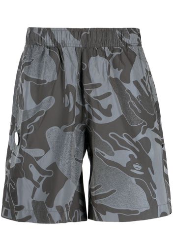 AAPE BY *A BATHING APE® Bermudas mit grafischem Print - Braun