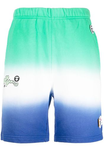 AAPE BY *A BATHING APE® Shorts mit elastischem Bund - Grün