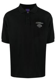 AAPE BY *A BATHING APE® graphic-print polo shirt - Schwarz