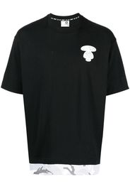 AAPE BY *A BATHING APE® AAPE Unvs shark-camouflage t-shirt - Schwarz