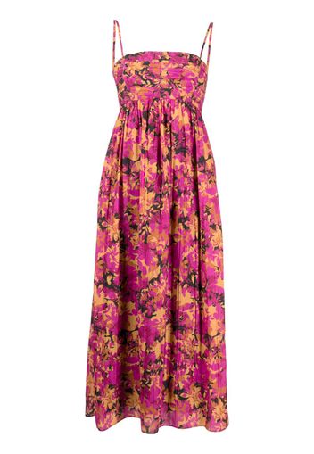 Acler Midikleid mit Blumen-Print - Mehrfarbig